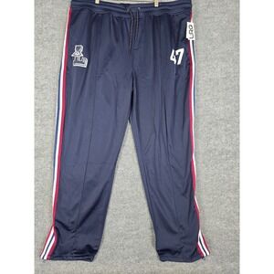 LRG Lifted Research Group Men's Navy Track Pants Zip Ankle Size 4XL‎ NWT